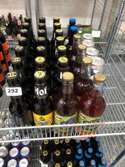 45 X ASSORTED ALCOHOL ITEMS TO INCLUDE DAMSONS REAL APPLE & PLUM CIDER 500ML 4% (18+ PROOF OF ID) (COLLECTION DAYS MONDAY 4th NOVEMBER - WEDNESDAY 6TH NOVEMBER 9AM TO 4PM)