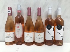 12 X ASSORTED ROSE WINE TO INCLUDE PORTAL DA CALCADA ROSE 2021 75CL 12% (18+ PROOF OF ID) (COLLECTION DAYS MONDAY 4th NOVEMBER - WEDNESDAY 6TH NOVEMBER 9AM TO 4PM)