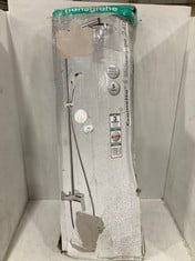 HANSGROPHE CROMETTA S SHOWERPIPE 240 SHOWER SYSTEM - RRP £318