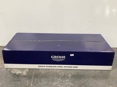 GROHE K500 STAINLESS STEEL SINK WITH DRAINER STAINLESS STEEL 31588SD1 - RRP £393