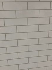 LONDON BRICK WATERPROOF SHOWER WET WALL PANELS 2.4 X 1M (CUT IN HALF) - RRP £79