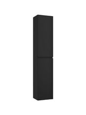 SCANDINAVIAN MATT BLACK 30CM WALL COLUMN - RRP £550