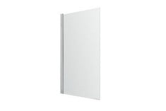 NEO STRAIGHT CLEAR CHROME EFFECT FRAME BATH SCREEN, (W) 780MM (H) 1400MM - RRP £155