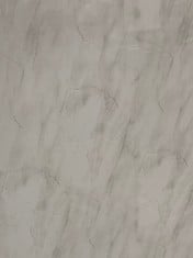 LIGHT GREY MARBLE WATERPROOF SHOWER WET WALL PANELS 2.4 X 1M - RRP £79