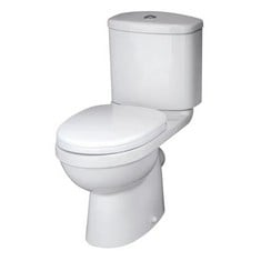 TOILET PAN CLOSE COUPLED, CISTERN & SOFT CLOSE SEAT - RRP £270