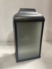 NKUKU RIAD OUTDOOR LANTERN - BLACK AND FROSTED - ONE SIZE RL0401 RRP- £195