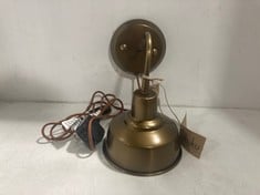 NKUKU NAR WALL LAMP - ANTIQUE BRASS - SMALL NL3401 RRP- £95