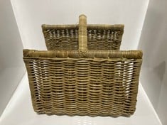 NKUKU SADRA RATTAN LOG BASKET - NATURAL - SA1801 - RRP £125