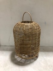 NKUKU NOKO WICKER LAMP - NATURAL - SMALL 48 X 30CM NL1101 RRP- £160