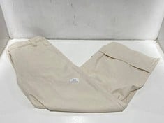 MONCLER PANTALONE WIDE TROUSERS OFF-WHITE SIZE 40 RRP- £500