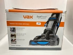 VAX DUAL POWER PET ADVANCE CARPET WASHER MODEL NO-ECR2V1P RRP- £150