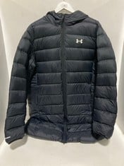 UNDER ARMOUR PARKA JACKET BLACK - SIZE L - RRP £200