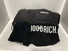 3 X ASSORTED ADULT CLOTHING ITEMS TO INCLUDE HOODRICH GRAPHIC PULLOVER CREW NECK JUMPER BLACK - SIZE XS