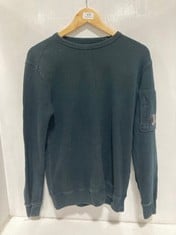 C.P. COMPANY CREW NECK PULLOVER JUMPER NAVY - SIZE 14 - RRP £145