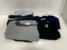 6 X ASSORTED CLOTHING ITEMS TO INCLUDE NIKE ATHLETIC CUT TEE GREY - SIZE XXL