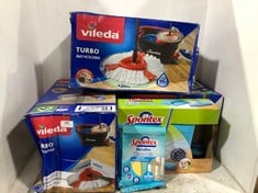 5 X ASSORTED HOME ITEMS TO INCLUDE VILEDA ULTRAMAX 2-IN-1 MICROFIBRE COMPLETE MOP SET