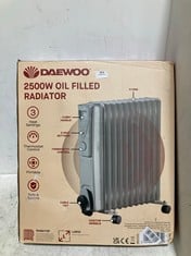 5 X ASSORTED ITEMS TO INCLUDE DAEWOO OIL FILLED RADIATOR