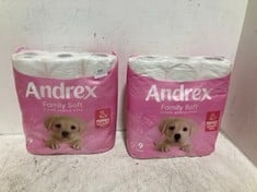 QUANTITY OF ASSORTED TOILET TISSUE/ KITCHEN ROLL TO INCLUDE ANDREX ULTIMATE QUILTS