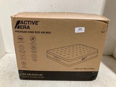 INOFIA BED IN A BOX SIZE SINGLE TO INCLUDE ACVTIVE ERA PREMIUM KINGSIZE AIRBED