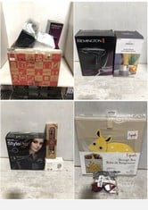 BOX OF ASSORTED ITEMS TO INCLUDE I-BOX ESSENCE AROMA DIFFUSER WITH AMBIENT SOUNDS