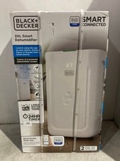 BLACK AND DECKER 20L SMART DEHUMIDIFIER