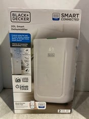 BLACK AND DECKER 20L DEHUMIDIFIER