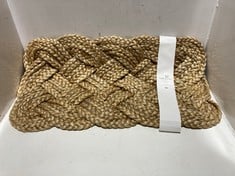 6 X PLAITED JUTE DOORMAT 450X750MM - ITEM NO. 764059 - RRP £34.95