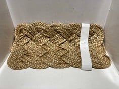 6 X PLAITED JUTE DOORMAT 450X750MM - ITEM NO. 764059 - RRP £34.95