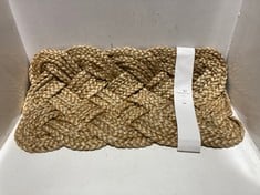 6 X PLAITED JUTE DOORMAT 450X750MM - ITEM NO. 764059 - RRP £34.95