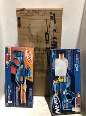 3 X ASSORTED TOY GUNS TO INCLUDE NERF ELITE 2,0