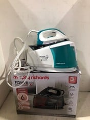 2 X ASSORTED MORPHY RICHARDS IRONS TO INCLUDE MORPHY RICHARDS POWER STEAM ELITE IRON