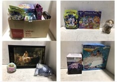 BOX OF ASSORTED CHILDRENS TOYS TO INCLUDE BABY BORN LIGHT UP MIRROR