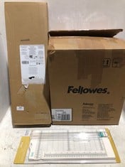 3 X ASSORTED ITEMS TO INCLUDE FELLOWES SHREDDER