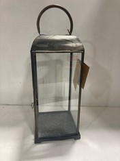 NKUKU KASO SMALL LANTERN IN AGED ANTIQUE BRASS - MODEL NO. KL0901