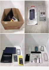 QUANTITY OF ASSORTED ITEMS TO INCLUDE CYGNETT IPHONE XS MAX PHONE CASE