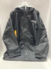 REGATTA HYDRAFORT WATERPROOF ROBE BLACK SIZE L/XL