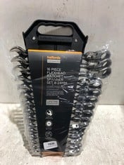 ADVANCED 16 PIECE FLEXHEAD RATCHET SPANNER SET 8-24MM