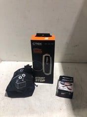 3 X ASSORTED ITEMS TO INCLUDE CTEK BATTERY CHARGER & MAINTAINER