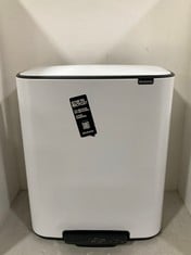 BRABANTIA BO PEDAL BIN WITH 2 INNER BUCKETS 2 X 30L