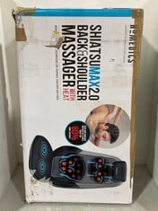 HOMEDICS SHIATSU MAX 2.0 BACK & SHOULDER MASSAGER WITH HEAT