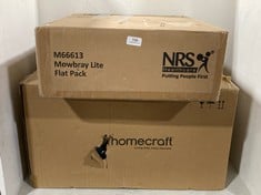 PERFORMANCE HEALTH BATH TRANSFER BENCH HOMECRAFT TO INCLUDE NRS HEALTHCARE MOWBRAY LITE FLAT PACK M66613