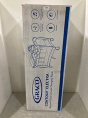 GRACO CONTOUR ELECTRA BASSINET TRAVEL COT WITH CHANGING TABLE - RRP £100