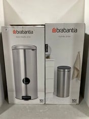 BRABANTIA NEWICON PEDAL BIN 30L TO INCLUDE BRABANTIA TOUCH BIN 30L