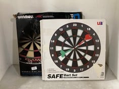 WINMAU DIAMOND PLUS DARTBOARD TO INCLUDE SAFE DARTBOARD