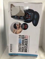 HOMEDICS SHIATSU MAX 2.0 BACK & SHOULDER MASSAGER WITH HEAT