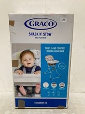 GRACO SNACK N' STOW HIGHCHAIR