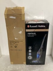 RUSSELL HOBBS CENTAUR 2-IN-1 STICK VACUUM CLEANER TO INCLUDE SHARK KLIK N’ FLIP AUTOMATIC STEAM MOP S6003UK - RRP £169