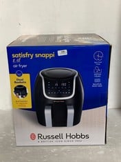 RUSSELL HOBBS SATISFRY SNAPPI 8.5L DUAL BASKET AIR FRYER