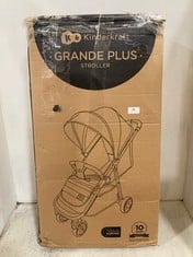 KINDERKRAFT GRANDE PLUS STROLLER - RRP £129