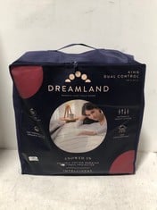 DREAMLAND SNOWED IN ORGANIC COTTON WARMING MATTRESS PROTECTOR KING DUAL CONTROL